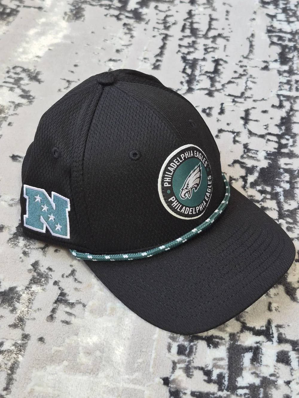 New Era Philadelphia Eagles NFL Snapback Hat Black COOLERA MICROERA Adjustable Y